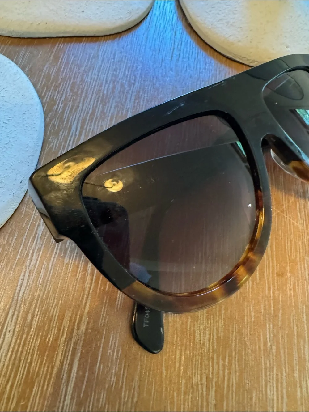 Celine Black and Tortoiseshell Sunglasses